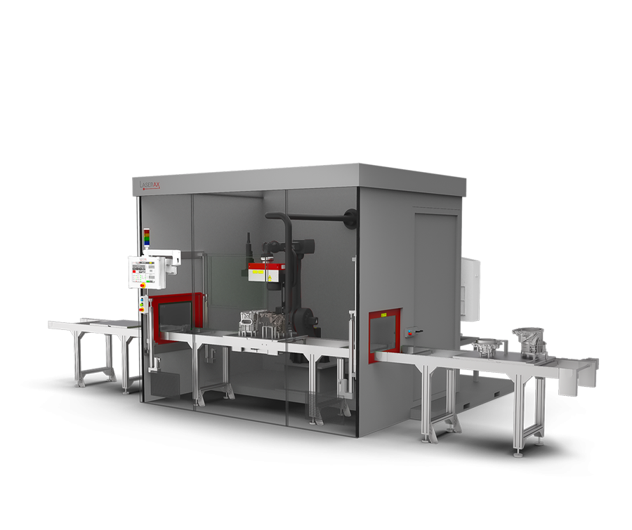 Robot Laser Cleaning Machine Open