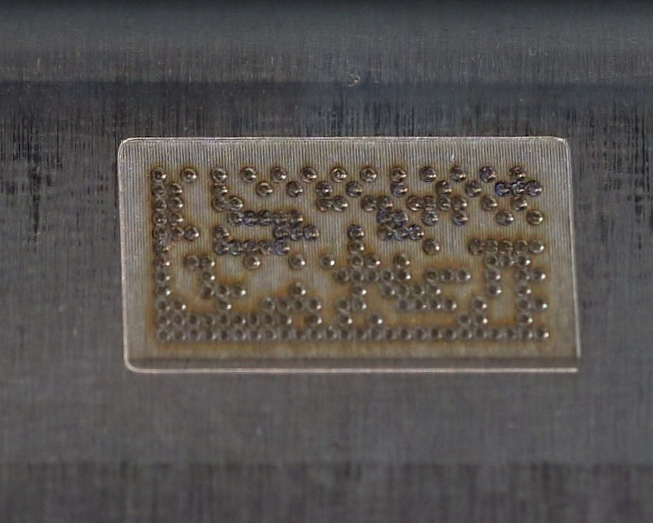 e-coating resistant laser marking (before)