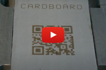 Laser marking cardboard video